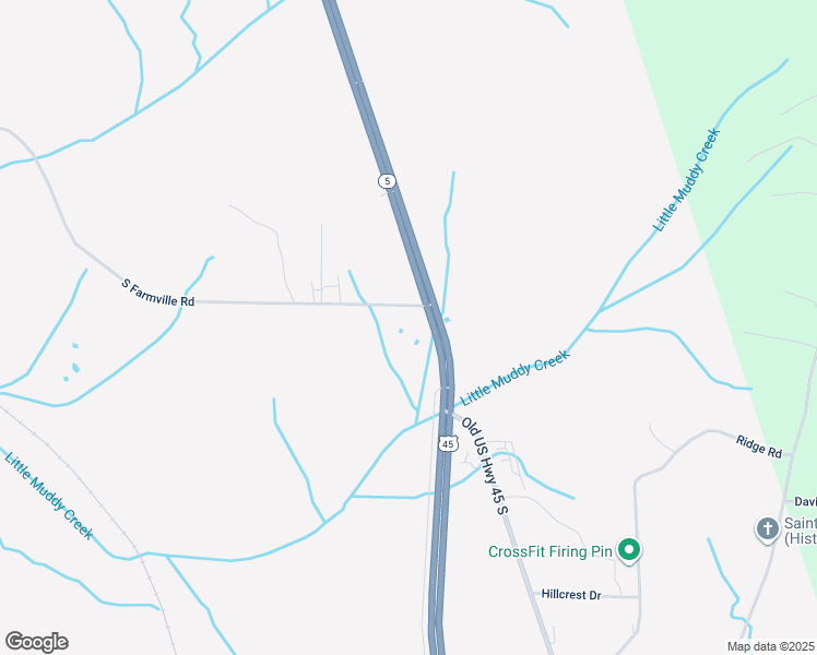 map of restaurants, bars, coffee shops, grocery stores, and more near 2535 South Farmville Road in Guys