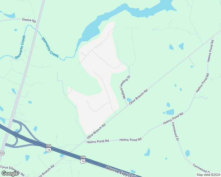 map of restaurants, bars, coffee shops, grocery stores, and more near 1020 Zephyr Circle in Monroe