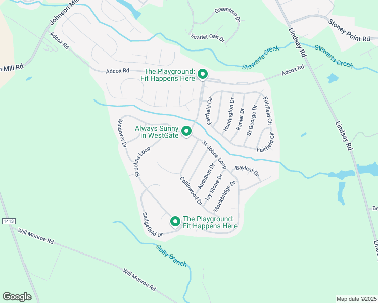 map of restaurants, bars, coffee shops, grocery stores, and more near 172 Collinwood Drive in Raeford