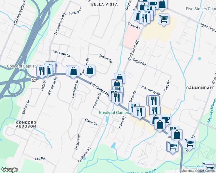 7301 East Brainerd Road, Chattanooga TN Walk Score