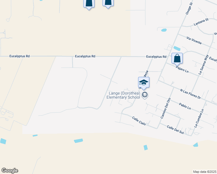 map of restaurants, bars, coffee shops, grocery stores, and more near Scenic View Way in Nipomo