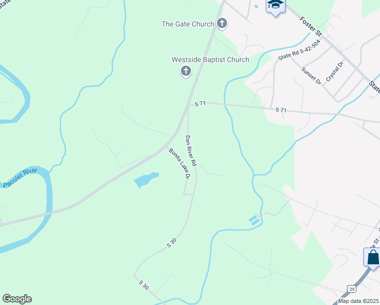 map of restaurants, bars, coffee shops, grocery stores, and more near South 502 in Spartanburg