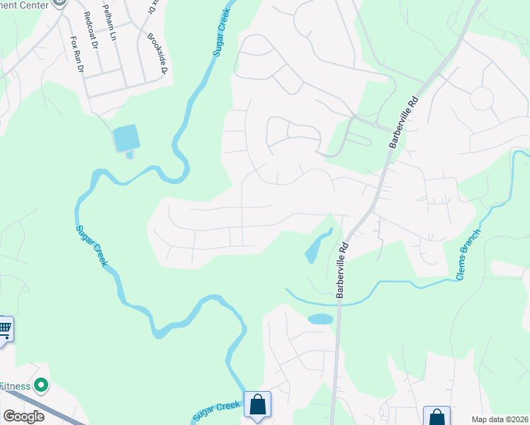 map of restaurants, bars, coffee shops, grocery stores, and more near 1030 Ivey Court in Indian Land