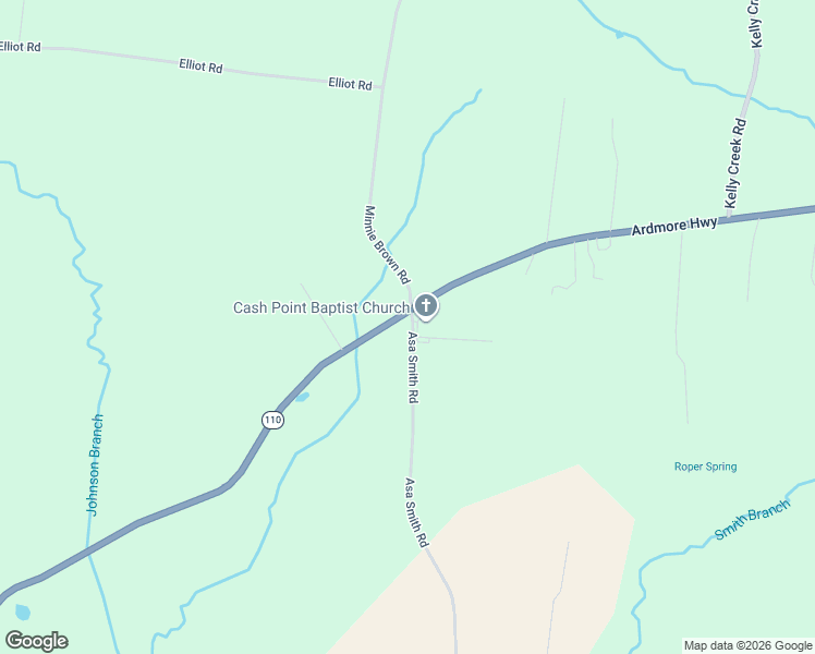 map of restaurants, bars, coffee shops, grocery stores, and more near 1997 Tennessee 110 in Ardmore