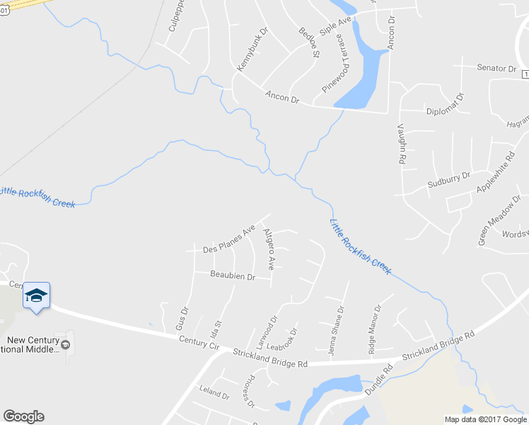 map of restaurants, bars, coffee shops, grocery stores, and more near 4008 Des Planes Avenue in Fayetteville