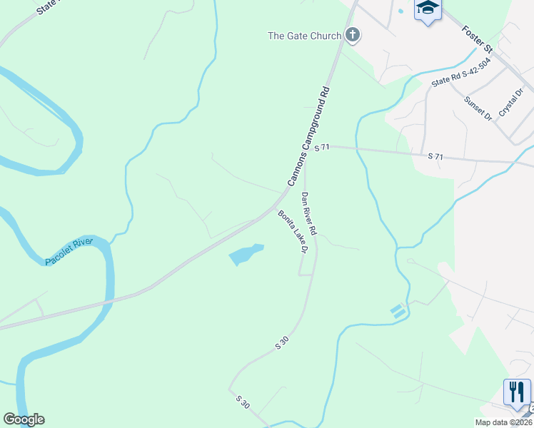 map of restaurants, bars, coffee shops, grocery stores, and more near 4321 Cannons Campground Road in Spartanburg