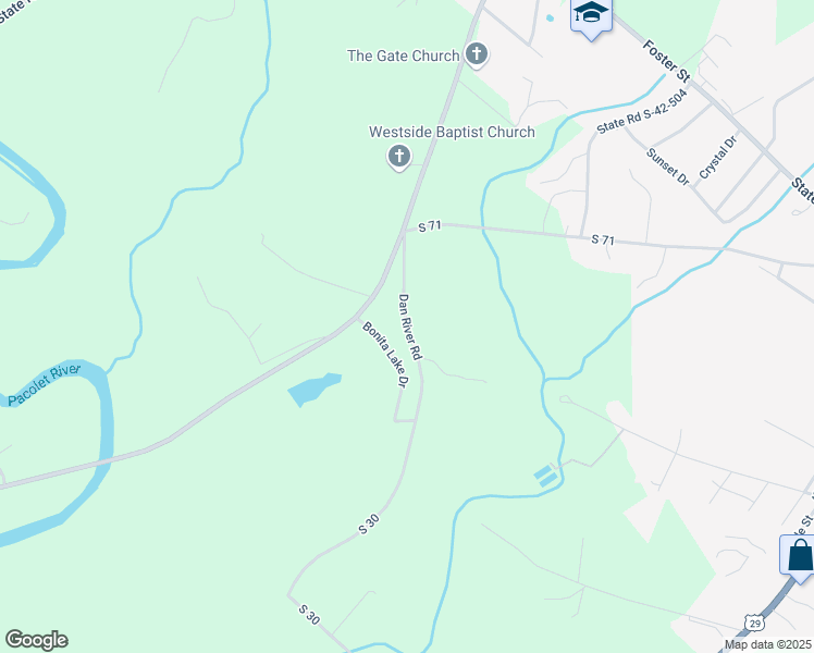 map of restaurants, bars, coffee shops, grocery stores, and more near South 502 in Spartanburg