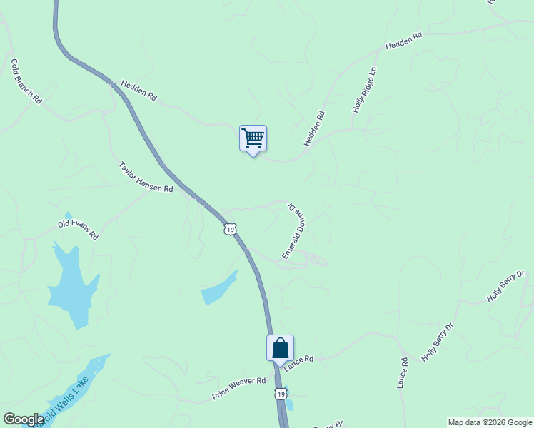 map of restaurants, bars, coffee shops, grocery stores, and more near 154-156 Goldfield Road in Murphy