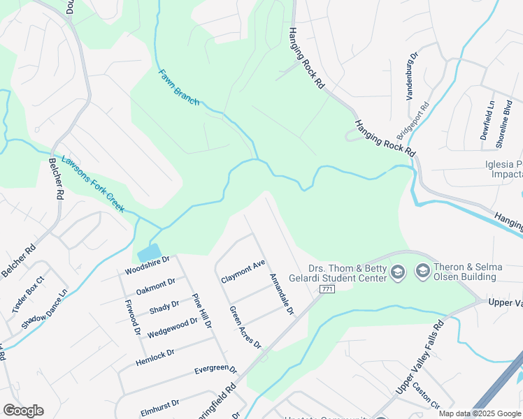 map of restaurants, bars, coffee shops, grocery stores, and more near 33A Wedgefield Drive in Boiling Springs