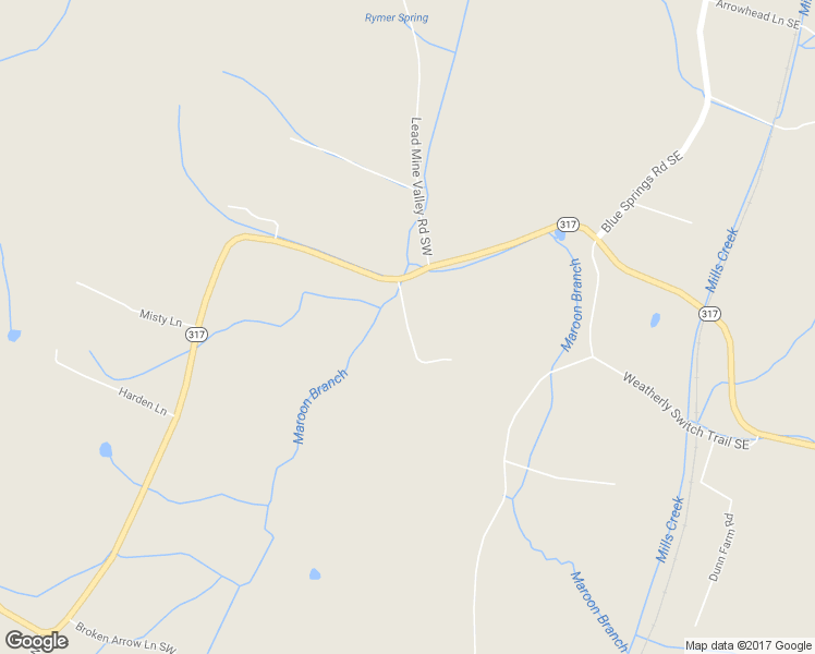 map of restaurants, bars, coffee shops, grocery stores, and more near 134 Weatherly Switch Road Southwest in Cleveland