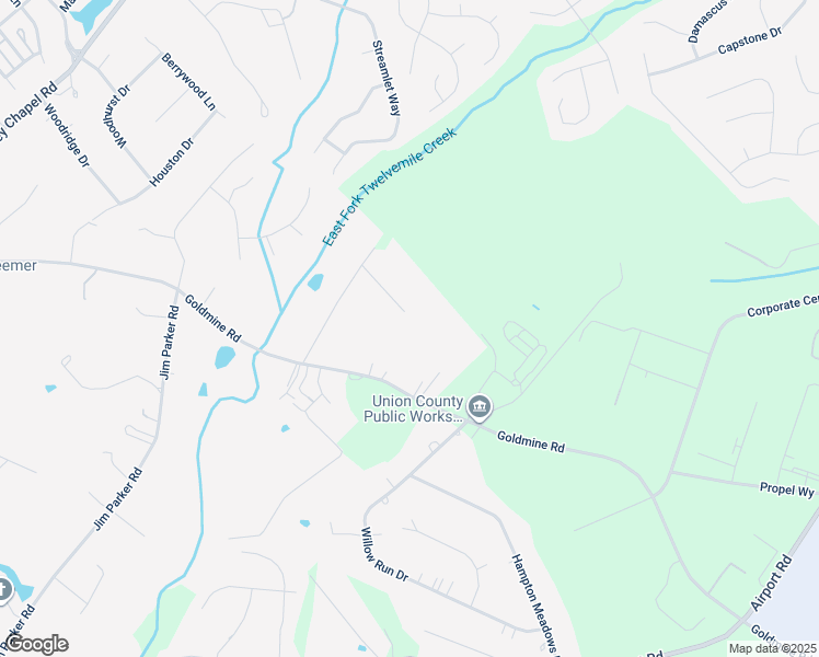 map of restaurants, bars, coffee shops, grocery stores, and more near 715 H C Baucom Road in Monroe