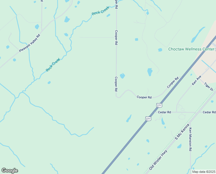 map of restaurants, bars, coffee shops, grocery stores, and more near 344230 Cooper Road in Poteau