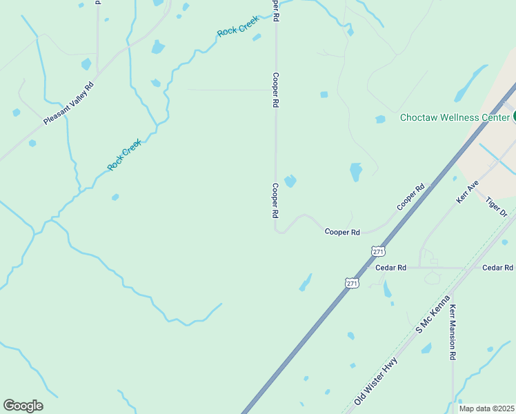 map of restaurants, bars, coffee shops, grocery stores, and more near 344230 Cooper Road in Poteau