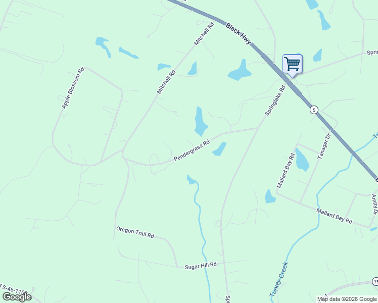 map of restaurants, bars, coffee shops, grocery stores, and more near 689-815 Mitchell Road in York