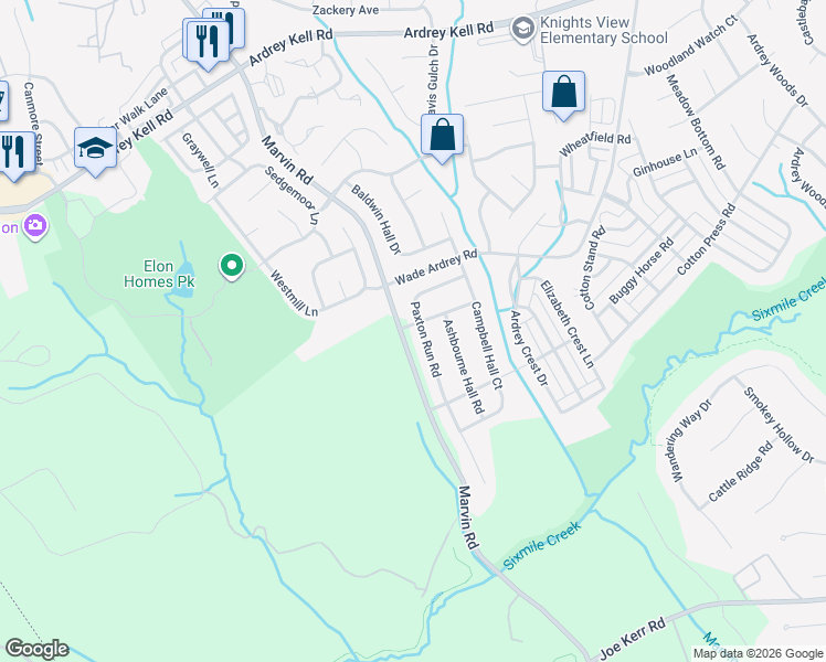 map of restaurants, bars, coffee shops, grocery stores, and more near in 