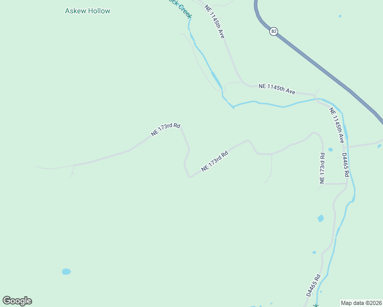 map of restaurants, bars, coffee shops, grocery stores, and more near 13695 Northeast 173rd Road in Red Oak