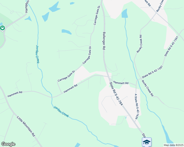 map of restaurants, bars, coffee shops, grocery stores, and more near 503 Hammett Road in Wellford