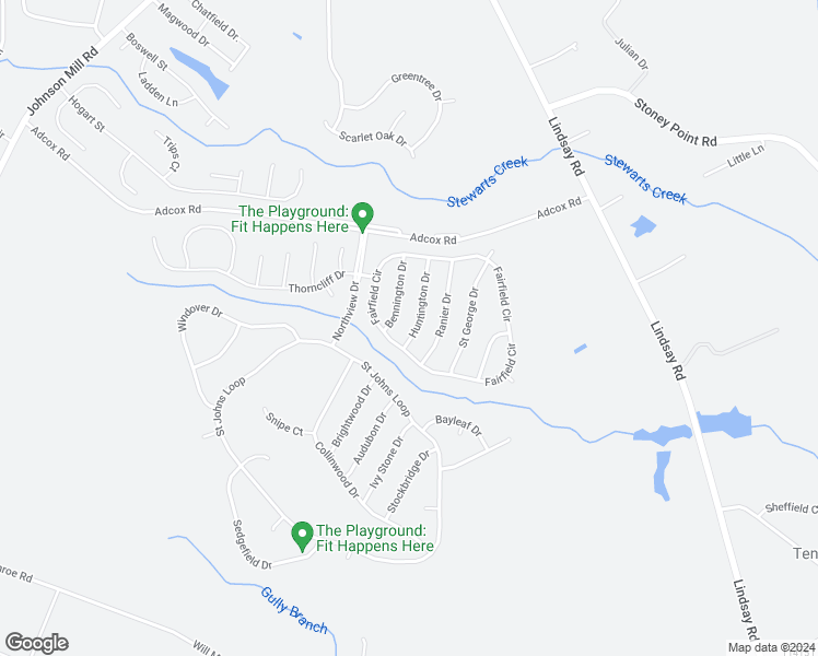 map of restaurants, bars, coffee shops, grocery stores, and more near 264 Huntington Drive in Raeford