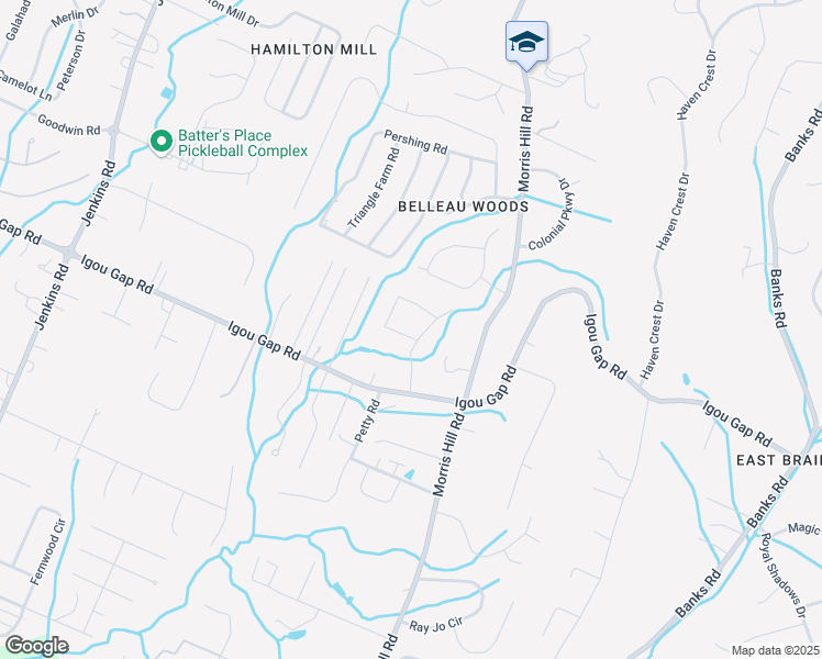 map of restaurants, bars, coffee shops, grocery stores, and more near 1975 Mac Lane in Chattanooga
