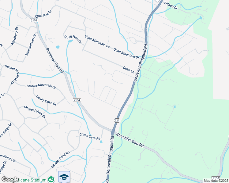 map of restaurants, bars, coffee shops, grocery stores, and more near 9107 Hunters Bend Circle in Ooltewah