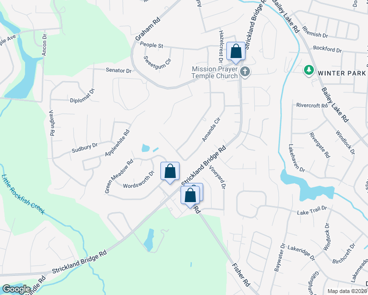 map of restaurants, bars, coffee shops, grocery stores, and more near 2242 Delta Drive in Fayetteville