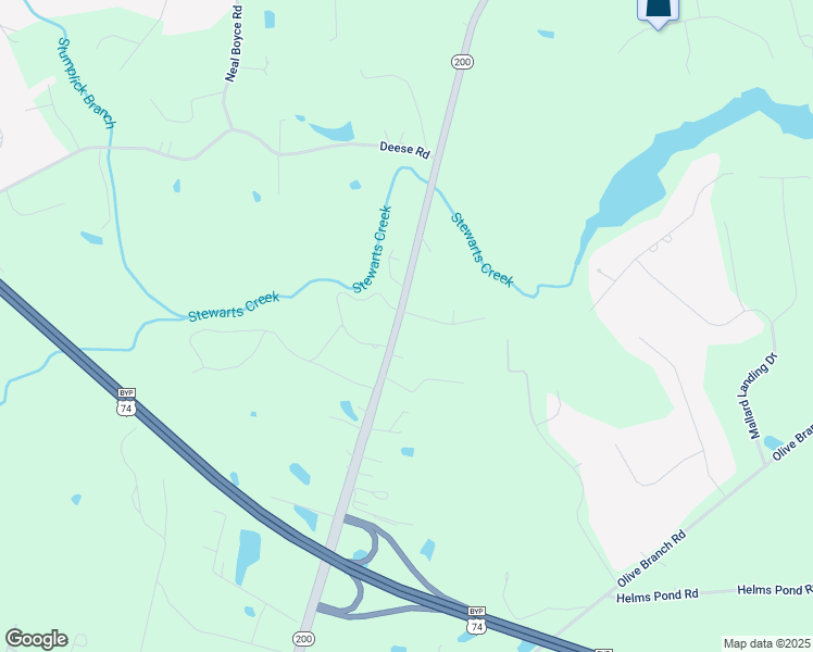 map of restaurants, bars, coffee shops, grocery stores, and more near 908 Lanier Lane in Monroe