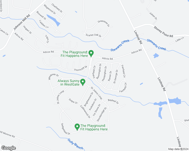 map of restaurants, bars, coffee shops, grocery stores, and more near 1030 Fairfield Circle in Raeford