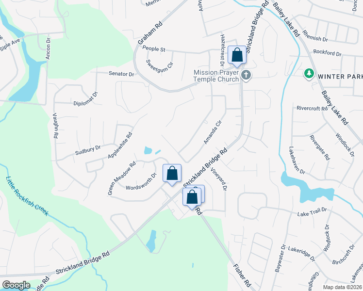 map of restaurants, bars, coffee shops, grocery stores, and more near 2242 Delta Drive in Fayetteville