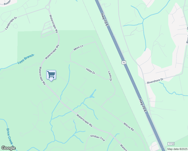 map of restaurants, bars, coffee shops, grocery stores, and more near 117 Hilda Drive in New Bern
