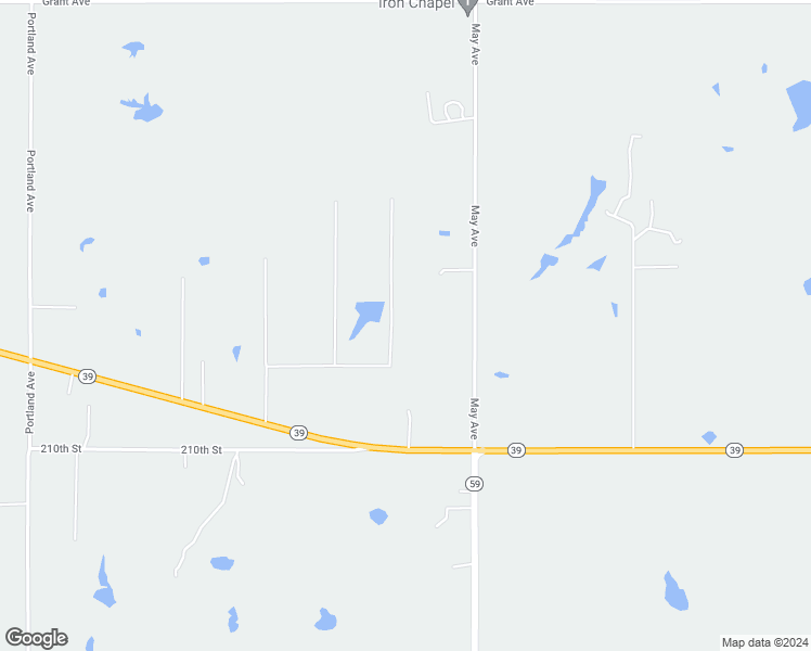 map of restaurants, bars, coffee shops, grocery stores, and more near 21312 Cedar Lane in Purcell