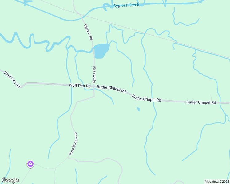 map of restaurants, bars, coffee shops, grocery stores, and more near 3224 Butler Chapel Road in Ramer