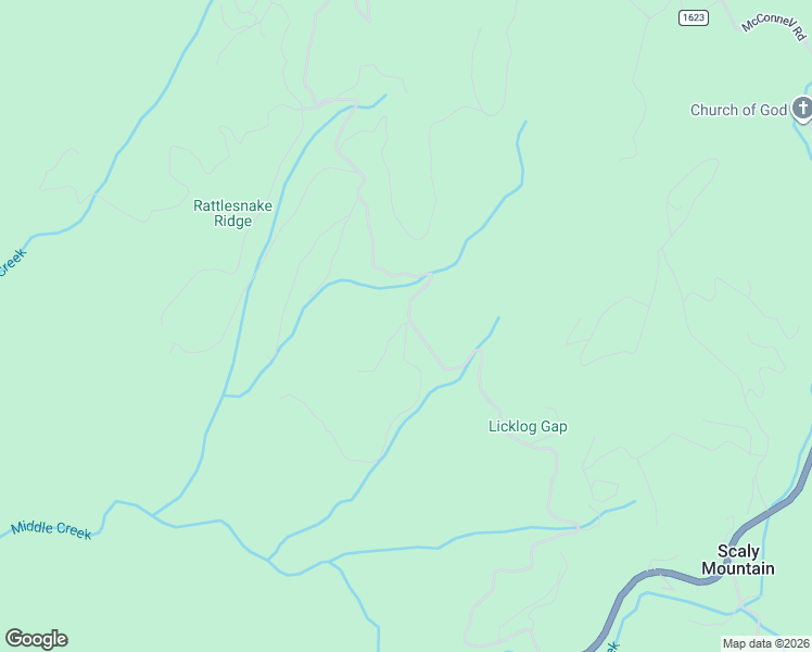 map of restaurants, bars, coffee shops, grocery stores, and more near 2 Falls Road in Scaly Mountain