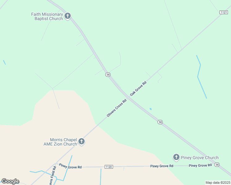 map of restaurants, bars, coffee shops, grocery stores, and more near 2576 North Carolina 58 in Trenton