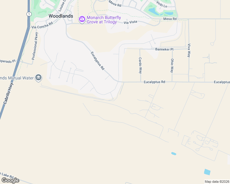 map of restaurants, bars, coffee shops, grocery stores, and more near 1016 Trail View Place in Nipomo