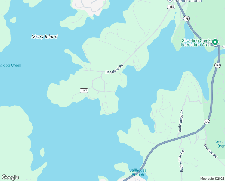 map of restaurants, bars, coffee shops, grocery stores, and more near 69 Mollys Way East in Hayesville