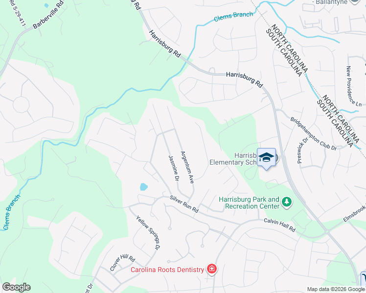 map of restaurants, bars, coffee shops, grocery stores, and more near 2109 Argentum Avenue in Indian Land