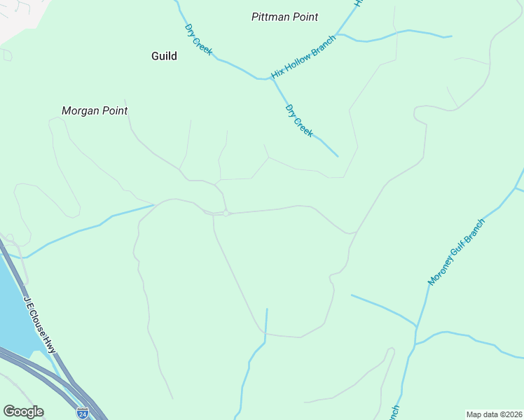 map of restaurants, bars, coffee shops, grocery stores, and more near in Guild