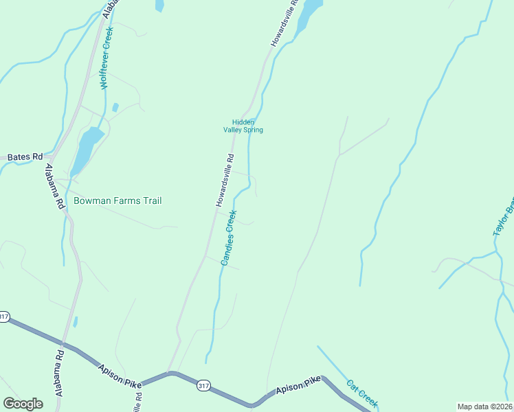 map of restaurants, bars, coffee shops, grocery stores, and more near 12134 Thaxton Lane in Apison