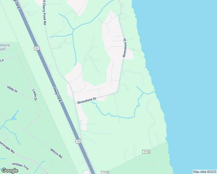map of restaurants, bars, coffee shops, grocery stores, and more near 101 Luke Court in New Bern