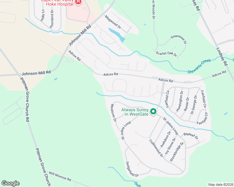 map of restaurants, bars, coffee shops, grocery stores, and more near 362 Lennox Court in Raeford