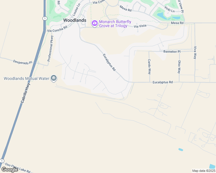 map of restaurants, bars, coffee shops, grocery stores, and more near 981 Trail View Place in Nipomo