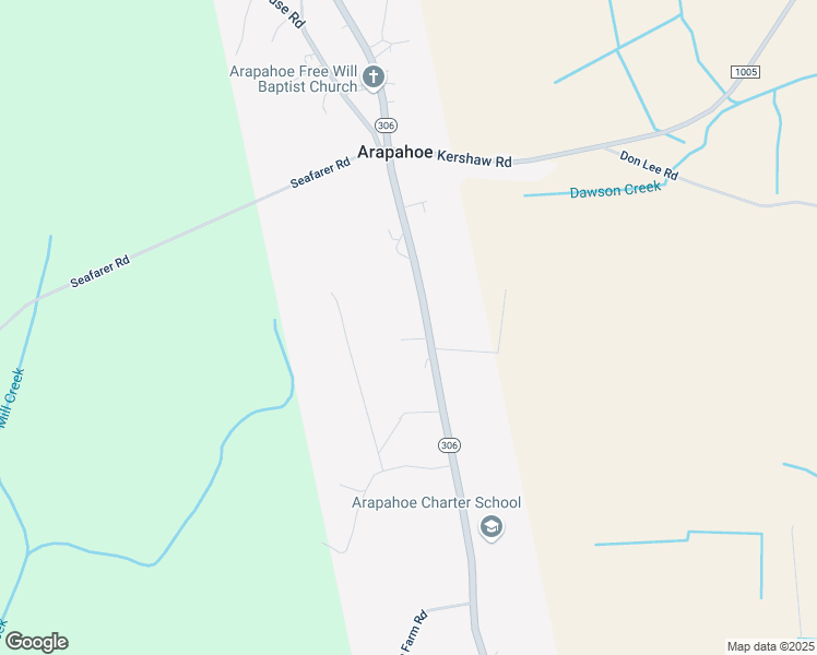 map of restaurants, bars, coffee shops, grocery stores, and more near 8502 Highway 306 in Arapahoe