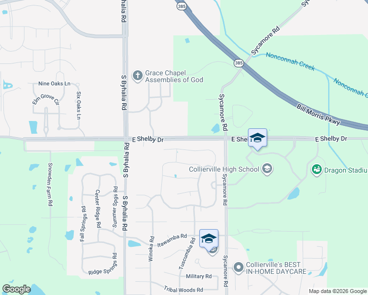 map of restaurants, bars, coffee shops, grocery stores, and more near 508 Tender Oaks Cove in Fisherville