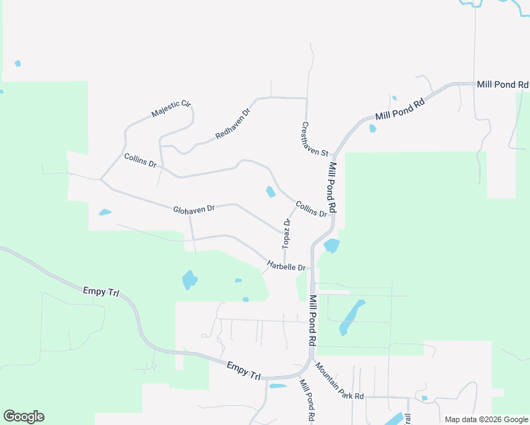 map of restaurants, bars, coffee shops, grocery stores, and more near 2640 Glohaven Drive in Conway