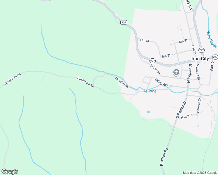 map of restaurants, bars, coffee shops, grocery stores, and more near 306 County Highway 1761 in Iron City