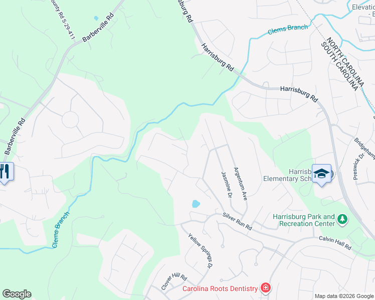 map of restaurants, bars, coffee shops, grocery stores, and more near 10537 Cedar Trace Rd in Fort Mill