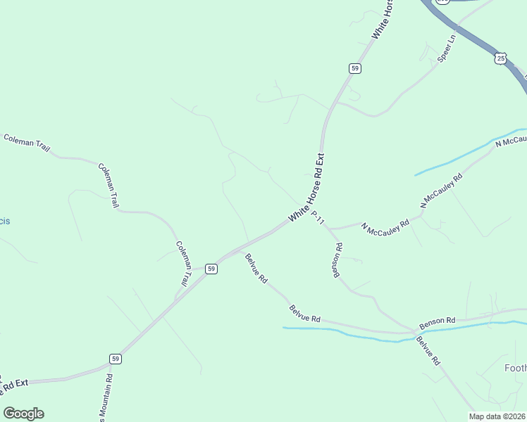 map of restaurants, bars, coffee shops, grocery stores, and more near 1105 White Horse Road Extension in Travelers Rest