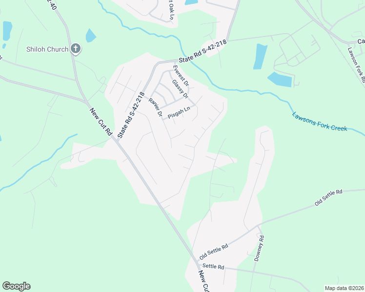 map of restaurants, bars, coffee shops, grocery stores, and more near 819 Trester Lane in Inman