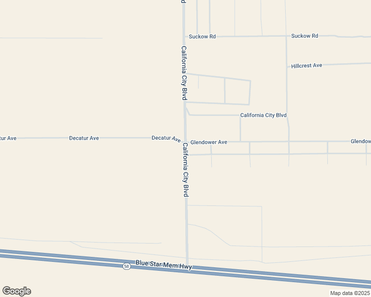 map of restaurants, bars, coffee shops, grocery stores, and more near 10386 California City Boulevard in California City