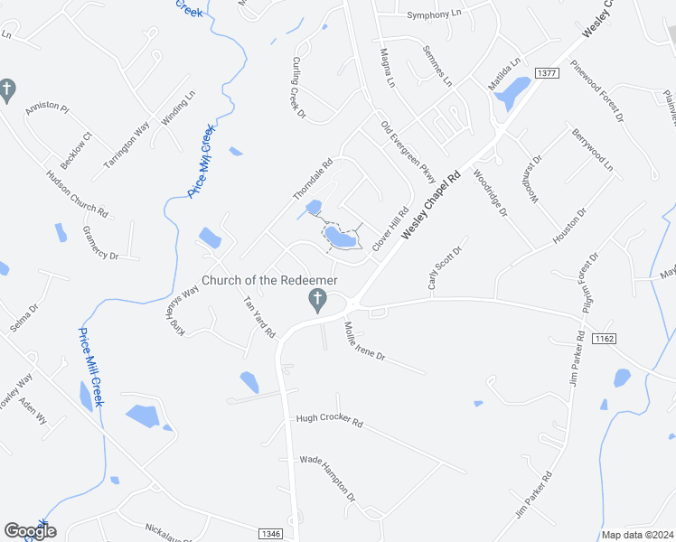 map of restaurants, bars, coffee shops, grocery stores, and more near 1003 Cabra Court in Indian Trail
